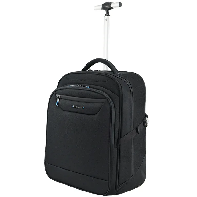 MAGICASE Travel Rolling Laptop Backpack 15.6 inch Computer backpack Stylish Water-repellent Laptop backpack for Work/ Business/ College/ Men/ Women