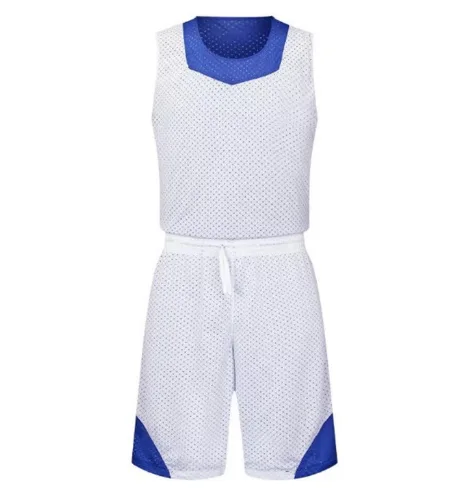 2020 Top quality fashion breathable fabric white jersey basketball design