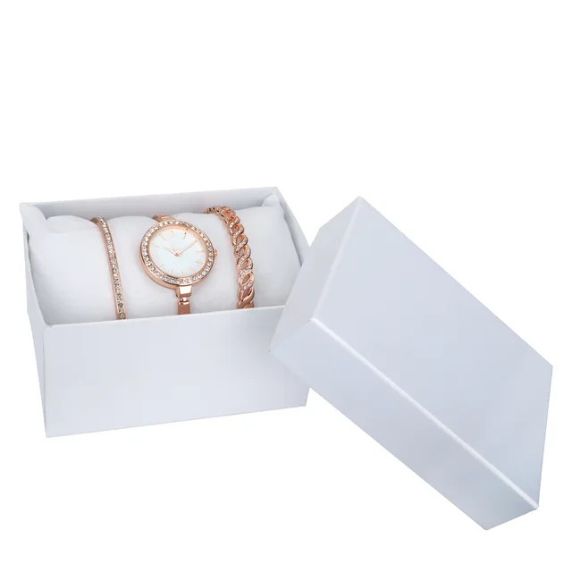 W40438AS Elegant luxury lady watch sets（Including 2 bracelets)