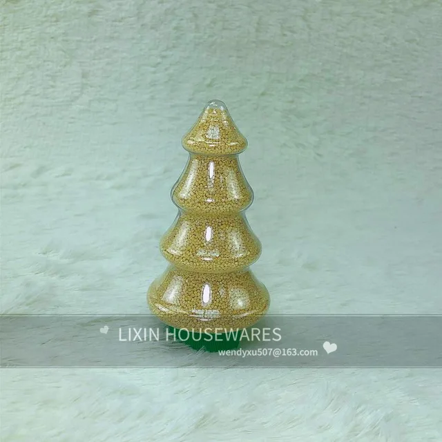 Christmas tree candy bottle (420ml & 170ml) bubble gum bottle