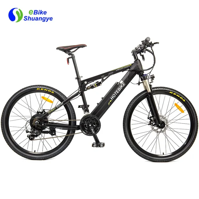 26‘’/27.5''/29'' 48v 500w full suspension electric mountain bike