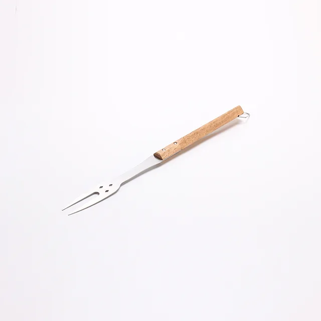 Top selling BBQ FORK with oak wood handle