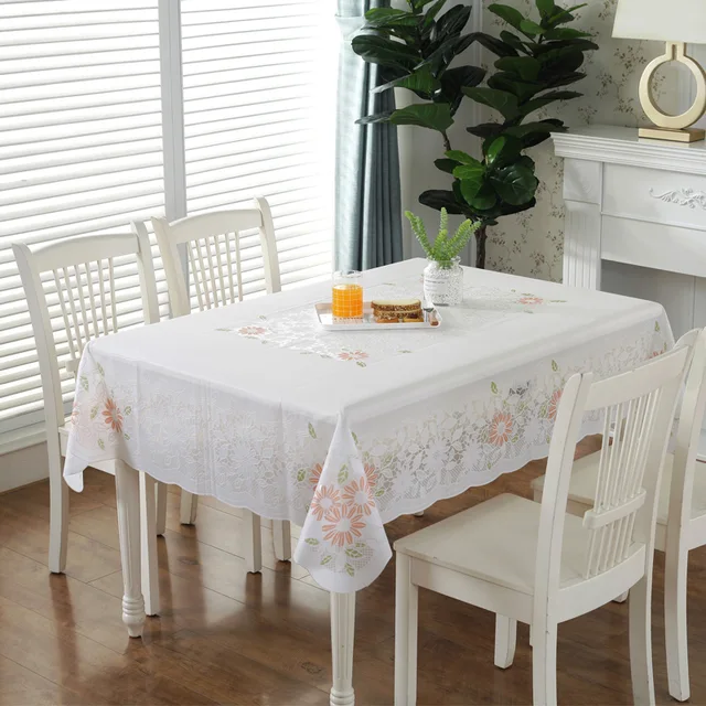 Printed PVC Lace Tablecloth