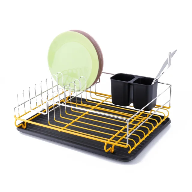Chrome Dish Rack with Drip Tray