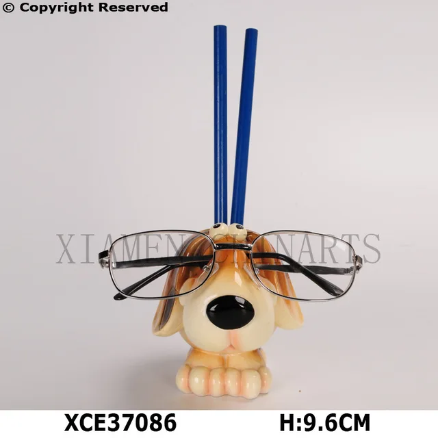 Dog pencil holder & eyeglass holder
