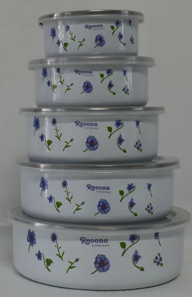 Enamel storage bowl