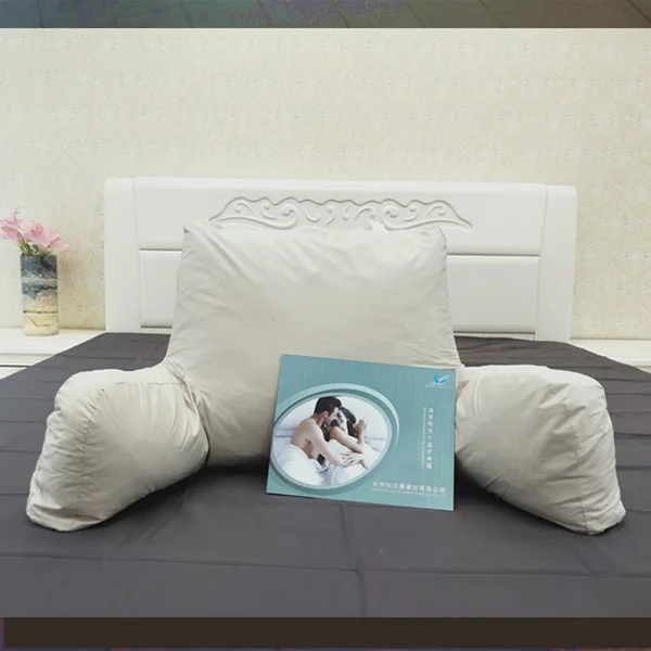 Feather cushion reading pillow