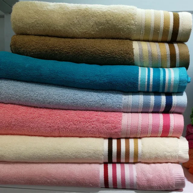 100% Cotton Yarn Dyde Bath Towel