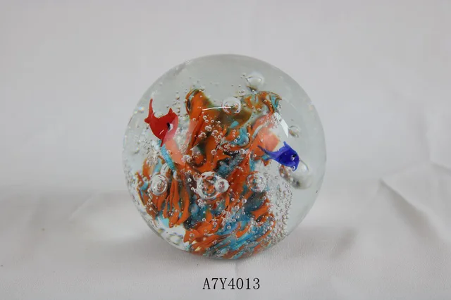 Glass paper weight