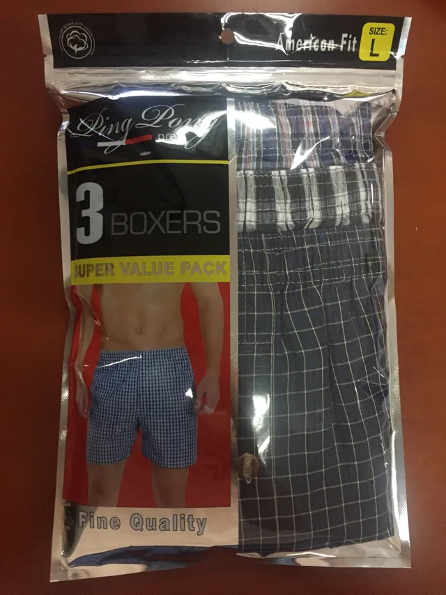 Mens woven boxer short