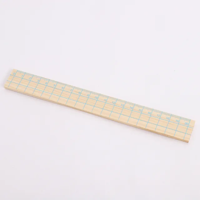 20cm Natural Wood Straight Ruler