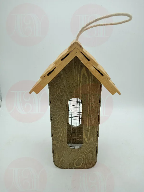 Pine iron net bird feeder