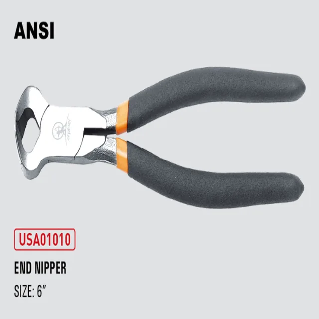 Usa Type End Nipper Pliers Dipped Handle