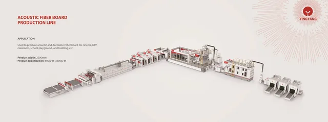 Acoustic Fiber Board Production line