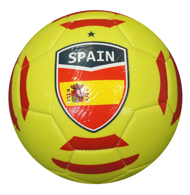 Machine stitched soccer ball