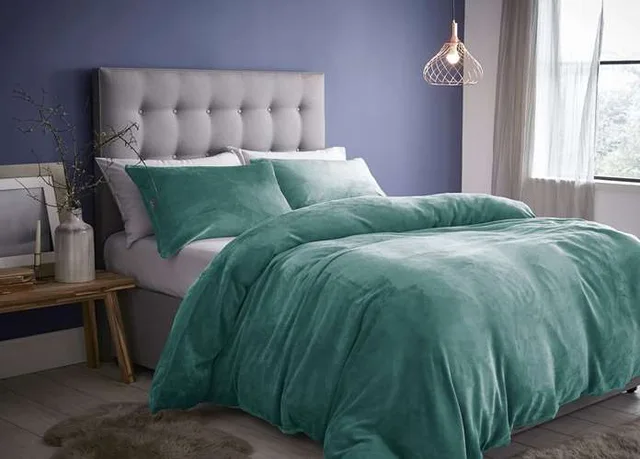Fleece duvet cover set
