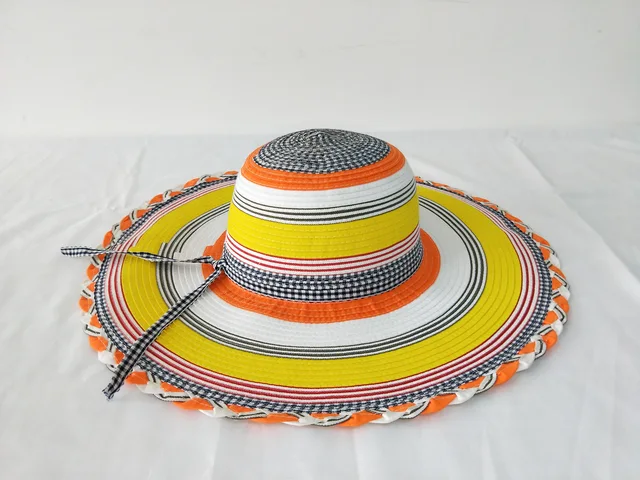 Floopy-wide brim paper straw hat