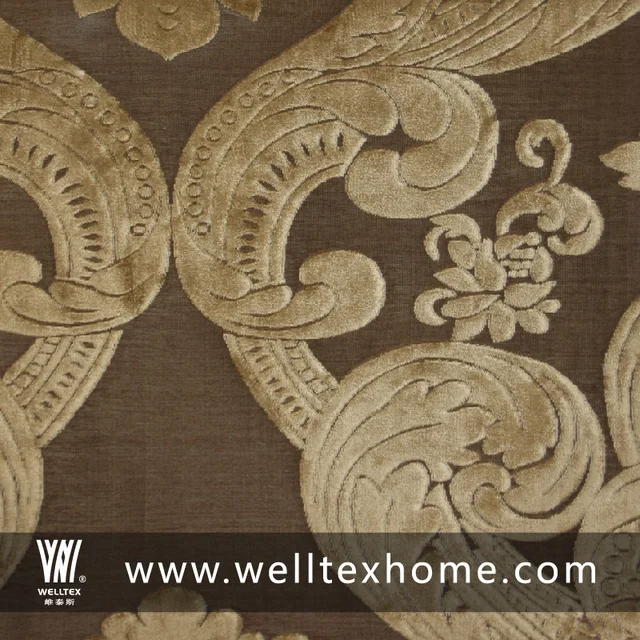 Stock Jacquard Velvet Fabric