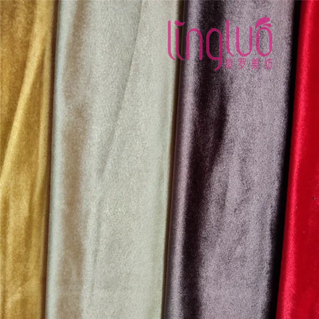 Luxurious Strong Stability Italian Velvet without backing Dying and Plain Furniture Cover