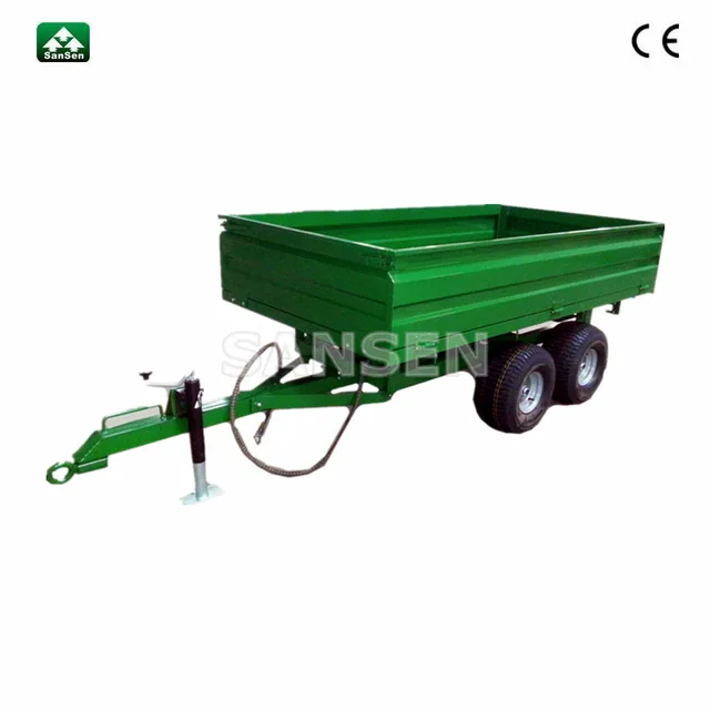 Tractor Tow behind hydraulic tip trailer