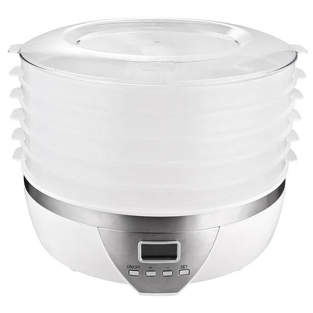 XJ-14709 digital termperature settings 5 dryers 8L 500W electric dehydrator