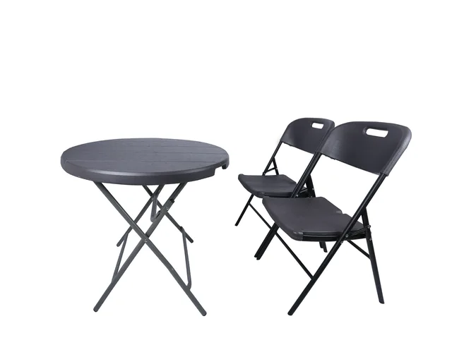 80cm round table wooden pattern