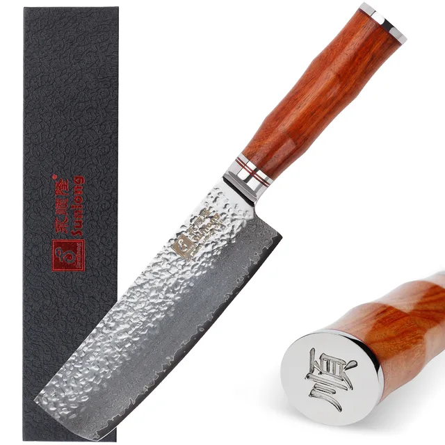 Damascus Usuba Knives 6.5 Inch