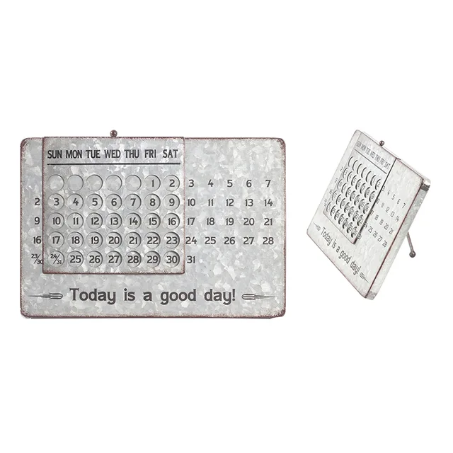 Galvanized Calendar Gb20490