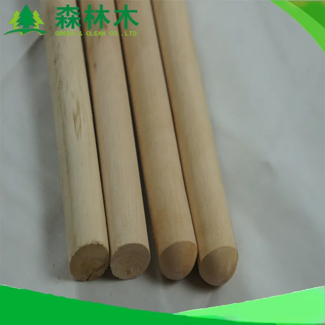 Wooden mop stick