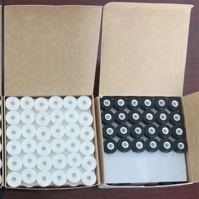 Pre-wound bobbin thread(sideless, L-type)