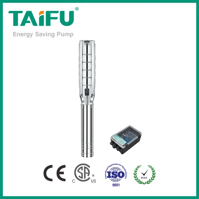 5'' DC Brushless permanent magnet centrifugal deep well Solar water pump