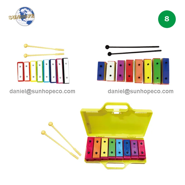 8tunes xylophone on plastic square tubes