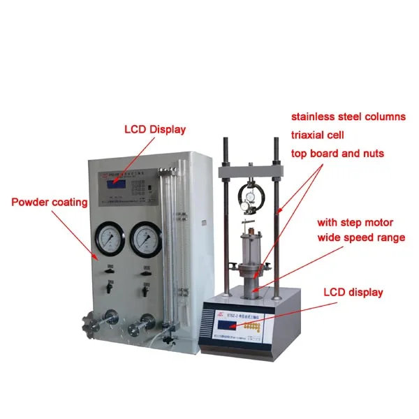 30KN midium Pressure Triaxial Test Set