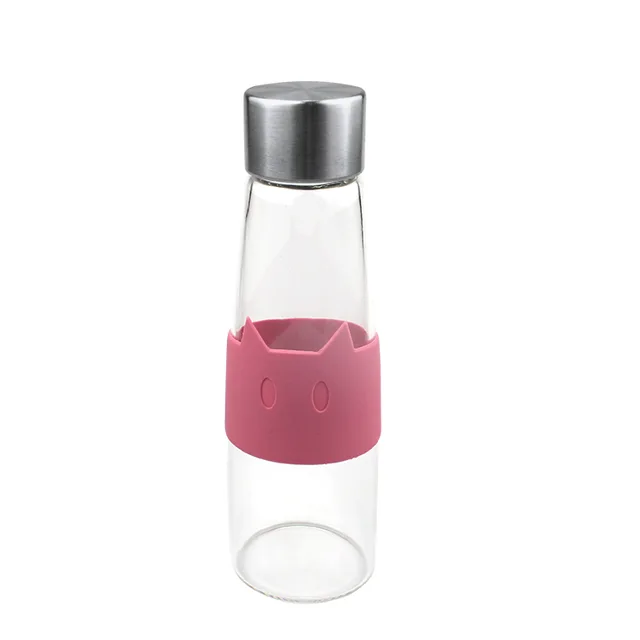 Cone glass bottle