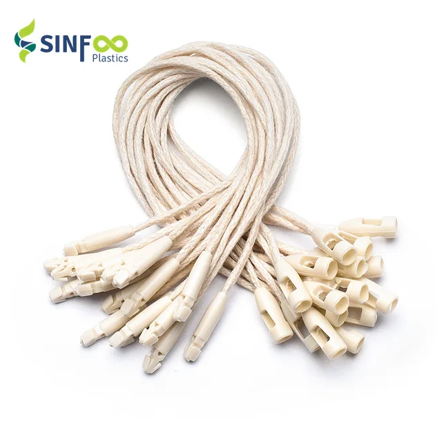 DL152 Degradable Wax Rope Bullet Design PLA Seal Tag String