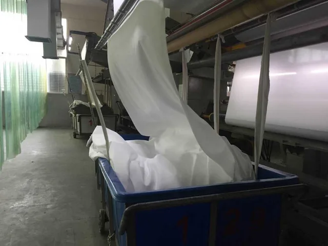 White bleach fabric