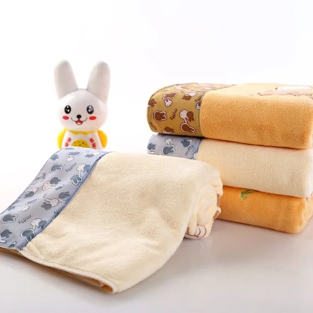 Microfiber embroidered towel bath towels