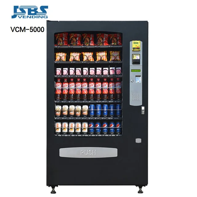 Combo vending machine for snacks and drinks（VCM）