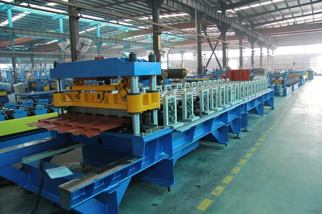 Glazed Tile Corrugated Roll Forming Machine