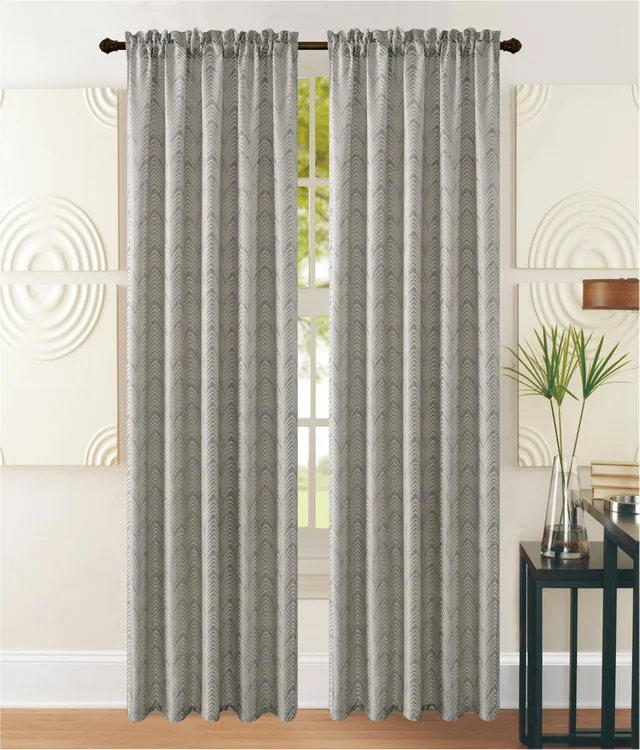 Feather Jacquard Curtain Feather Jacquard Curtain