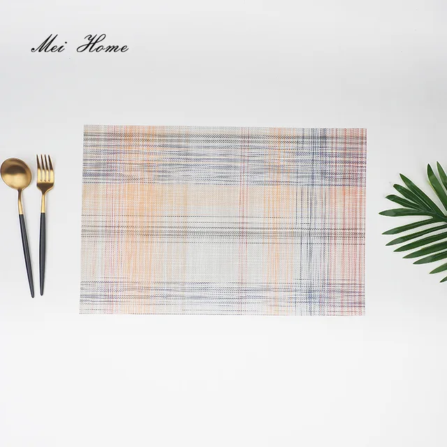 Pvc woven placemat