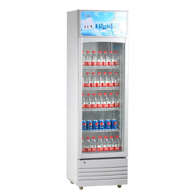 Upright showcase beverage cooler LC-369