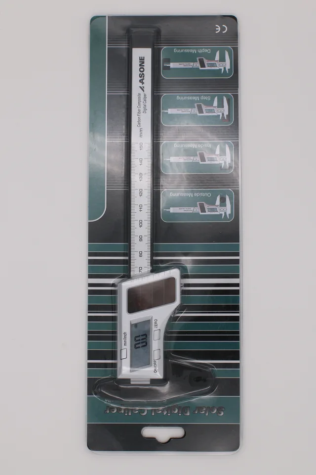 Solar plastic digital caliper