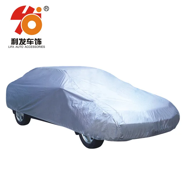 Polyester silver car cover