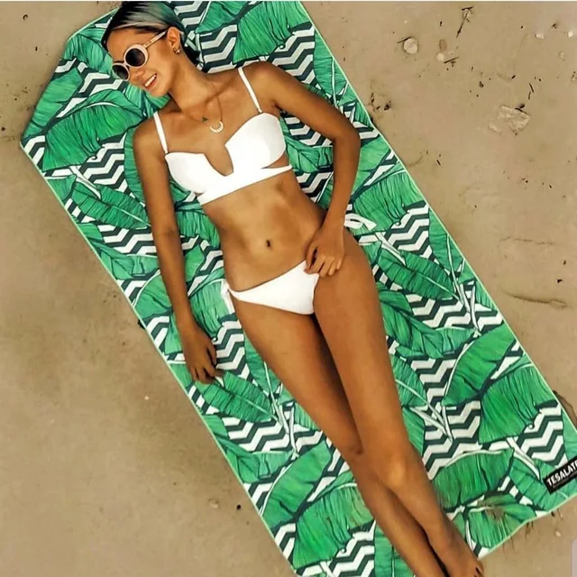 Recycled beach towel custom design printing
