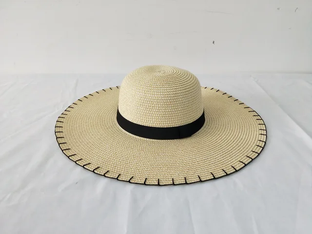 Floopy-wide brim paper straw hat