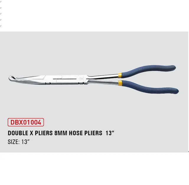 Double X pliers 8mm hose pliers