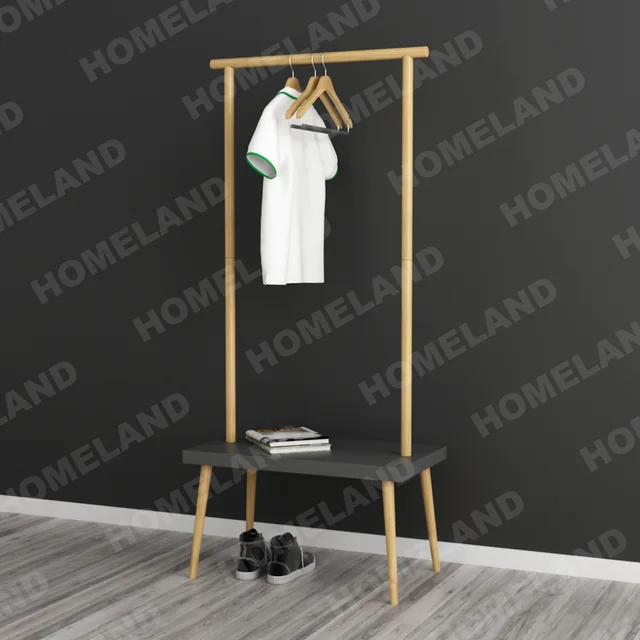 Wooden Coat Rack
