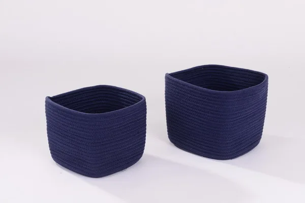 Cotton rope baskets - GRS