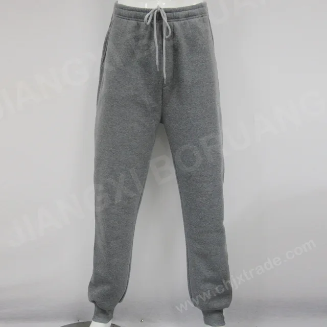 Mens T/C 65/35 Fleece Pants With Embroidery
